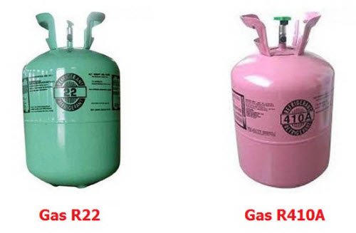 Gas R410A R22 can change