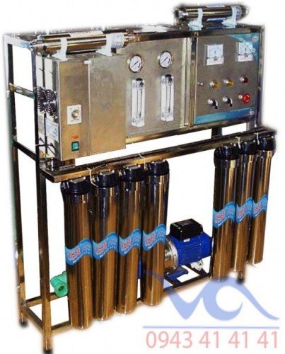 Hệ thống dây chuyền lọc nước Inox 300 lít/h – Van cơ