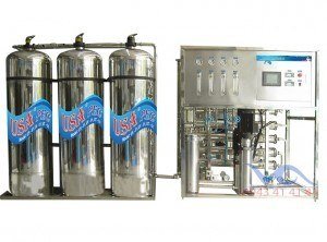 Hệ thống dây chuyền lọc nước RO Inox 3000 lít/h - Van cơ