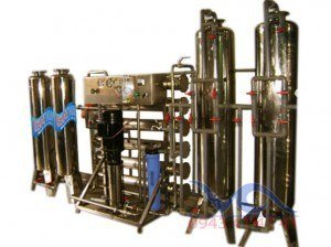Hệ thống dây chuyền lọc nước RO Inox 6000 lít/h - Van cơ