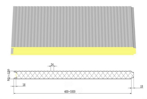 Panels in cold storage